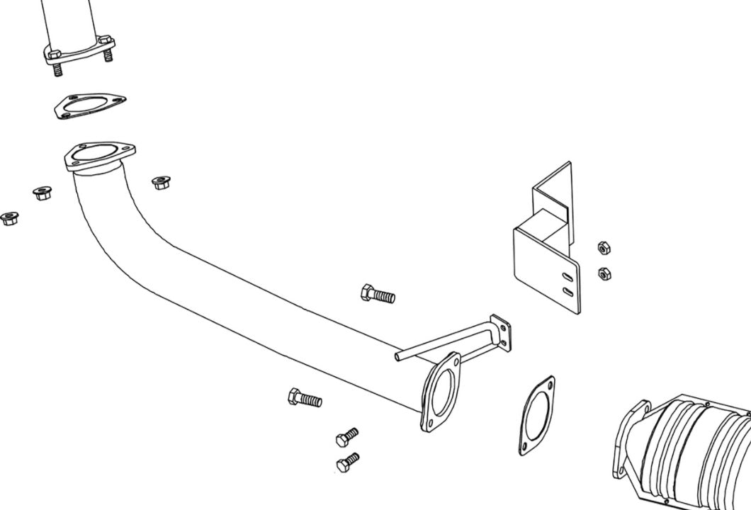 FUJITSUBO Front Pipe 76.3mm ##759141036 - Trust Kikaku
