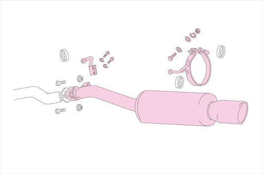FUJITSUBO Legalis Super R Muffler - BE5