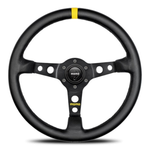 MOMO Steering Wheel MOD.07 Black Leather ##872111035 MOMO