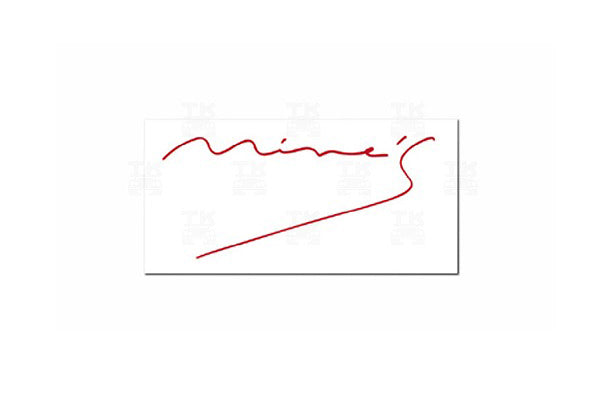Mine's Small Sticker 2P Set Red ##875191005