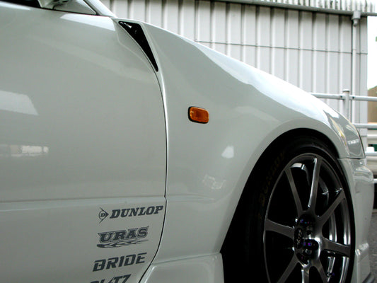 Комплект передних крыльев URAS TYPE-R (ширина 18 мм) - Skyline R34 2Dr/4Dr ##901101054