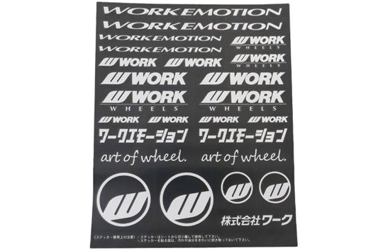 WORK Decal Sticker White ##979191131