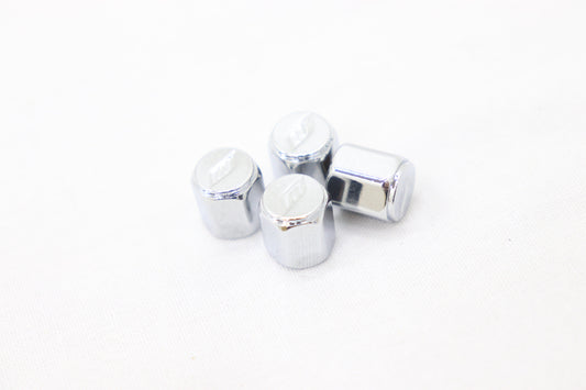 WORK Tire Tyre Wheel Valve Stem Air Cap Cover 4pcs - Chrome ##979131064