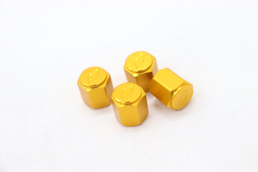 WORK Tire Tyre Wheel Valve Stem Air Cap Cover 4pcs Orange ##979131061