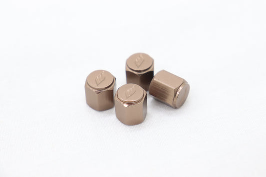 WORK Tire Tyre Wheel Valve Stem Air Cap Cover 4pcs Brown ##979131062