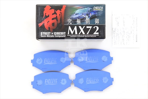ENDLESS Brake Pads Front Set MX72 - NA8C NB6C NB8C #231201088