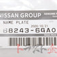 Nissan Center Console Emblem - Z34 HZ34 ##663231431