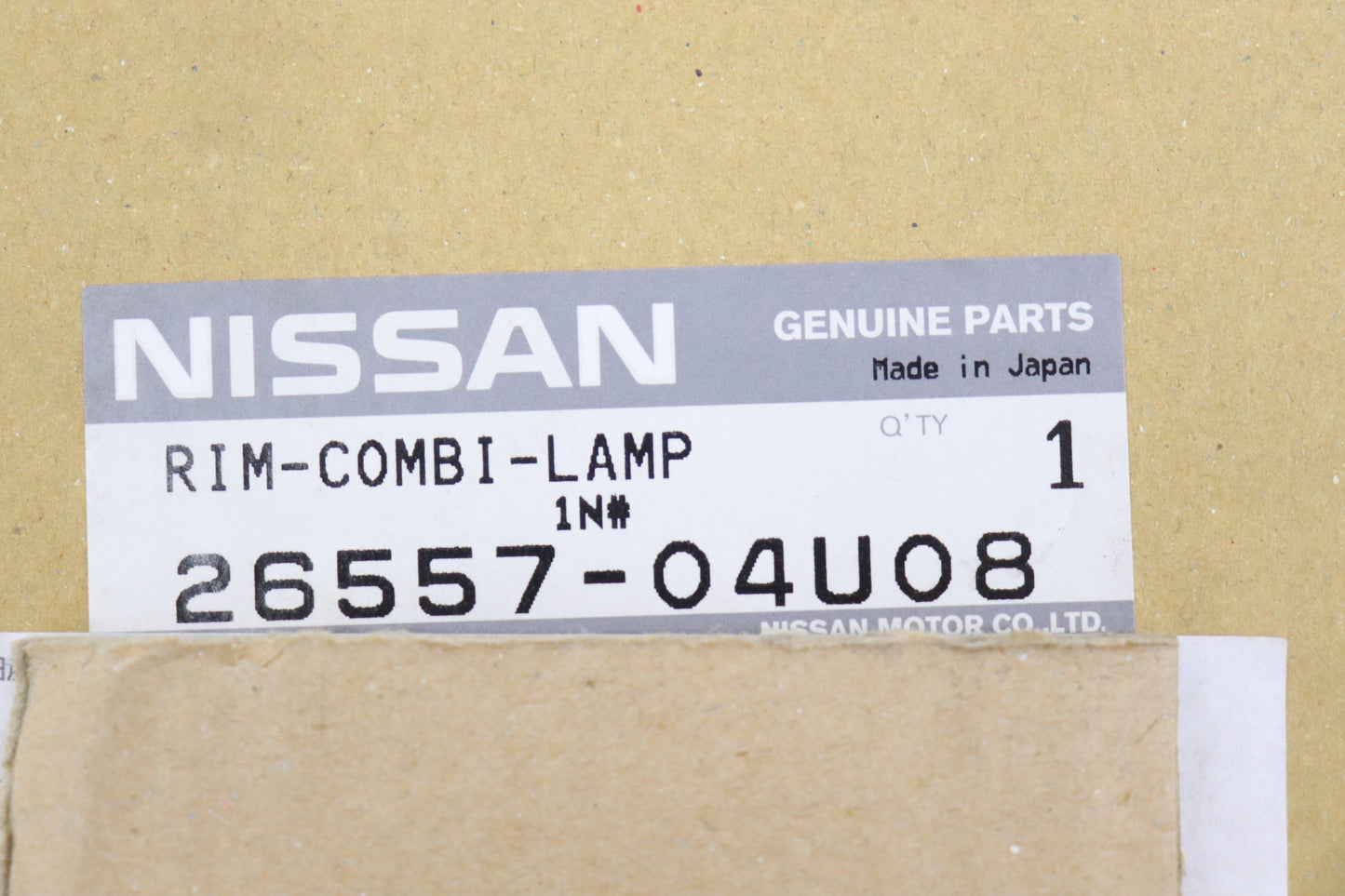 Nissan Rear Tail Lamp Cover Black Pearl - LHS BNR32 #663101378