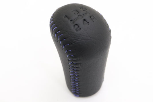 Mitsubishi Shift Knob - Blue Stitch - CP9A ##868111013