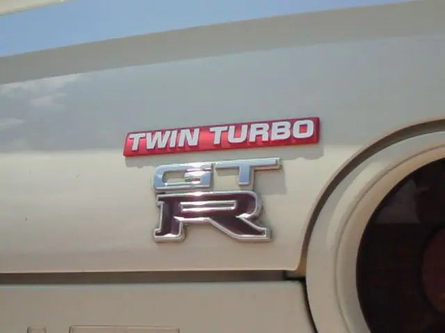NISSAN Twin Turbo Emblem - RB26DETT #663191248 NISSAN