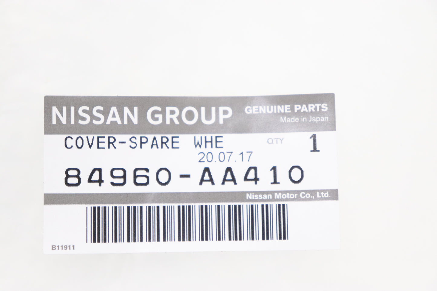Чехол для запасного колеса NISSAN - Skyline BNR34 ##663111645