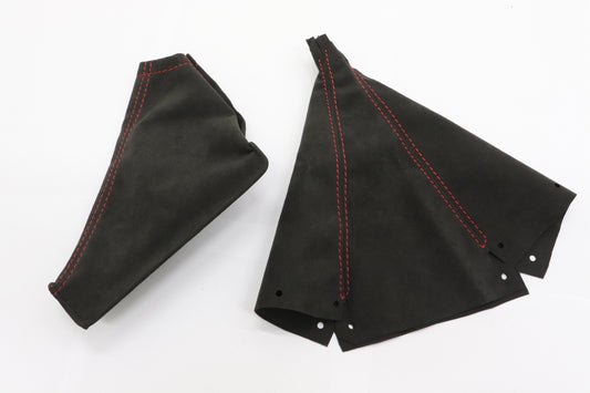 Mine's Shift Boot & Hand Brake Boot Red Stitch - Skyline BCNR33 #875111023