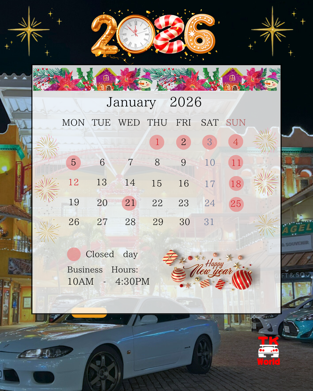 Holiday Trust Kikaku,New Year Holiday