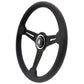 NARDI ND SPORTS Type A Black Leather/Black Spoke - Azzurri Stitching #101111003