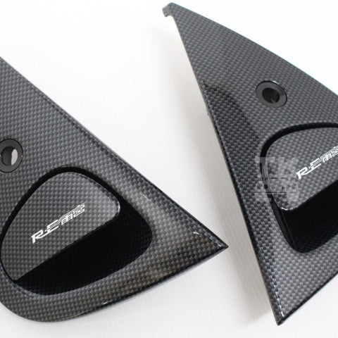 RE AMEMIYA Outer Handle Carbon Look Black - RX-7 FD3S #103101004 RE AMEMIYA