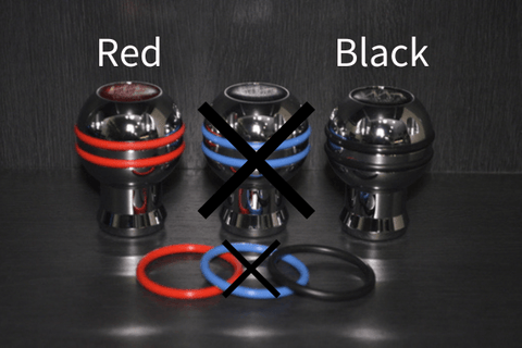 VEILSIDE Shift Knob Type R Ⅱ 6MT - Red/Black (For Universal)