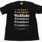 VEILSIDE Fortune T-shirt - Black M/L Size
