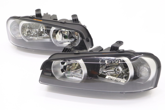 WISE SQUARE Xenon Headlight Unit Set - Skyline R34/GT-R BNR34 Late Model #107241011