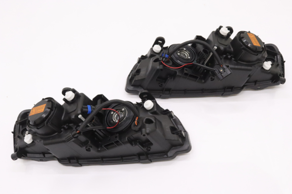 WISE SQUARE Xenon Headlight Housing Set - Skyline R34/GT-R BNR34 Late Model #107241017