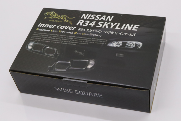 WISE SQUARE Xenon Headlight Inner Cover Set - Skyline R34/GT-R BNR34 Early Model ##107241020
