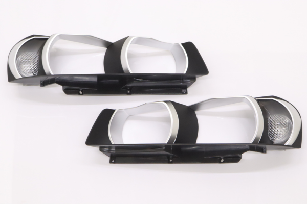 WISE SQUARE Xenon Headlight Inner Cover Set - Skyline R34/GT-R BNR34 Late Model #107241021