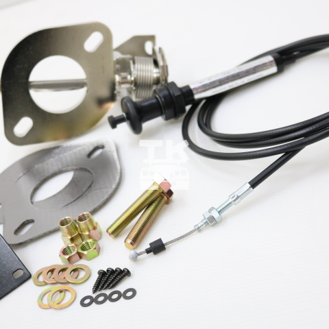APEXI Exhaust Control Valve ECV 51mm Flange Type & 3.5m Cable Set 155-A029 ##126141255 APEXI