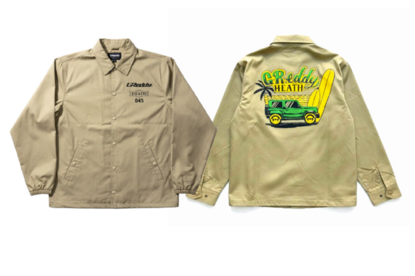 GREDDY Coach Jacket for Surfing Navy/Beige - S-XL size