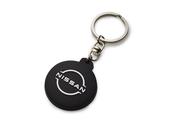 NISSAN Rubber Keyring – Black/Red