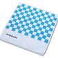 NISSAN Hand Towel Ichimatsu - Blue/Pink/Red