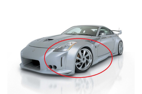 VEILSIDE Z33 350Z Ver3 MODEL Over Fender (FRP) ##106101016