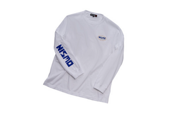 NISMO HERITAGE Long Sleeve T-Shirt White / Black - S-3L Size