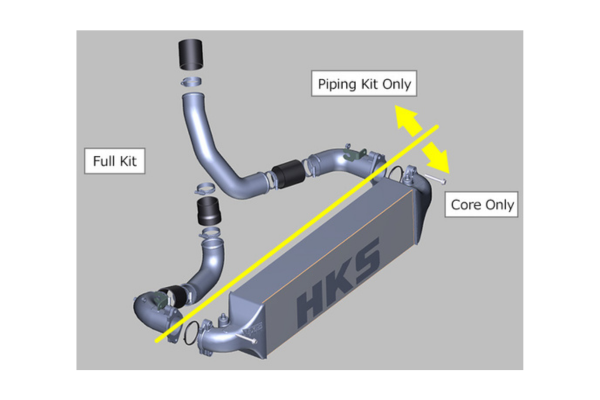 Интеркулер HKS R-типа и комплект трубопроводов - Civic Type-R FL5 ##213122440 