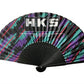 HKS Japanese Folding Fan - Oil Color ##213192192