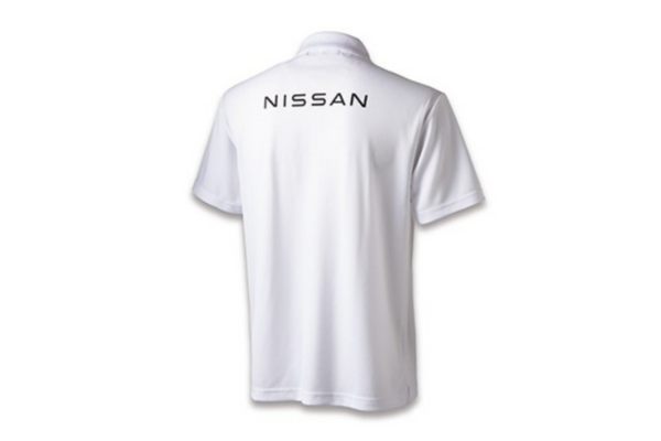 NISSAN Dry Polo Shirt S-3L Size - White/Black