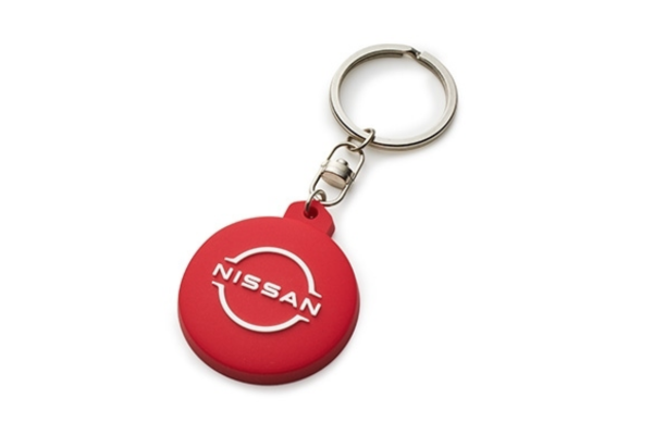 NISSAN Rubber Keyring – Black/Red
