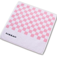 NISSAN Hand Towel Ichimatsu - Blue/Pink/Red