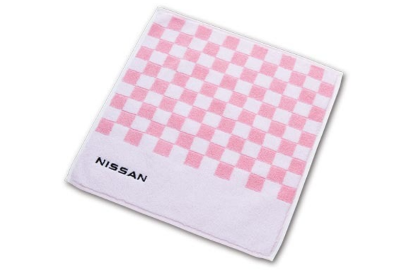 NISSAN Hand Towel Ichimatsu - Blue/Pink/Red