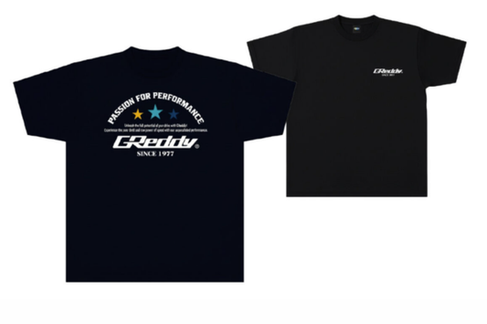 GREDDY T-Shirt 3C Star Black/White - M-XXXL size