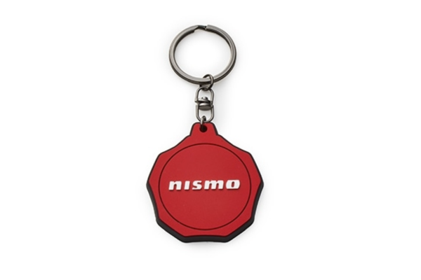 NISMO Oil Filler Cap Rubber Key Ring - Black/Red