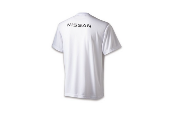 NISSAN Dry T-Shirt White / Black - S-3L Size
