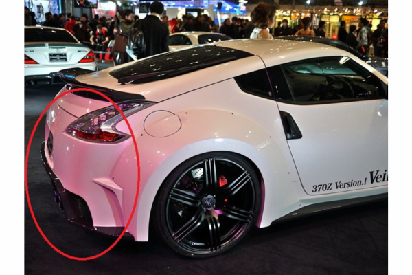 VEILSIDE 370Z (Z34) Ver.1 Model Rear Bumper (FRP) ##106101005