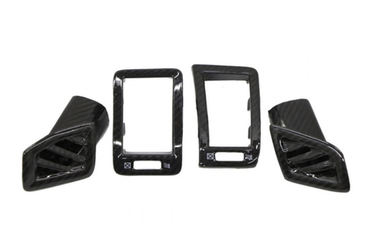 GRID RACING Dry Carbon Dash Air Vents (Set of 4) - Skyline R34 BNR34 GT-R #337111018