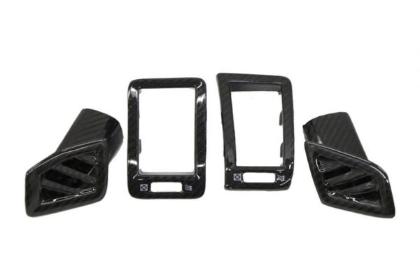 GRID RACING Dry Carbon Dash Air Vents (Set of 4) - Skyline R34 BNR34 GT-R #337111018