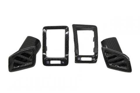 GRID RACING Dry Carbon Dash Air Vents (Set of 4) - Skyline R34 BNR34 GT-R #337111018