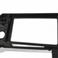 Rear view of GRID RACING MFD Front Panel Finisher for Skyline BNR34 GTR, highlighting mounting points and structural design for secure fitment.