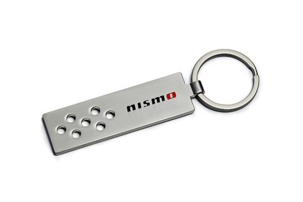 NISMO Metal Plate Key Ring, Silver 