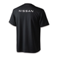 NISSAN Dry T-Shirt White / Black - S-3L Size