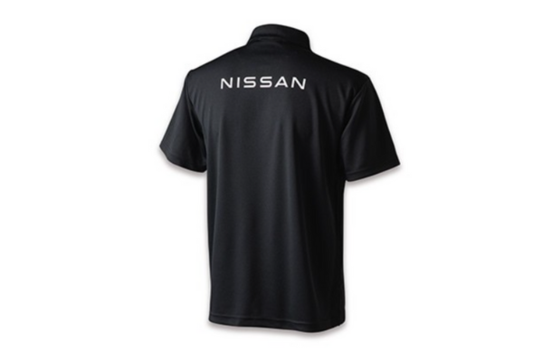 NISSAN Dry Polo Shirt S-3L Size - White/Black