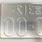 Used Japanese License Plate Front & Rear Set - #522
