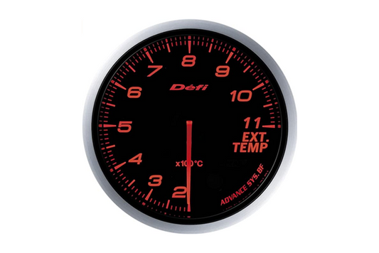 Defi Meter Defi-Link ADVANCE BF Exhaust Gas Temperature Gauge Amber Red ##591161081
